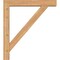 Ekena Millwork Traditional Block Smooth Bracket w/ Offset Brace, Western Red Cedar, 5 1/2"W x 32"D x 36"H BKT0604X32X36TRA05SWR - alternate 4